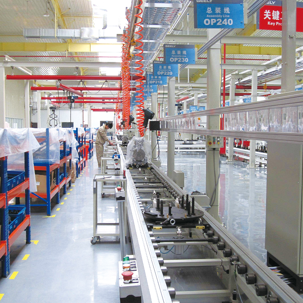 Hồ sơ nhôm dây chuyền lắp ráp công nghiệp
